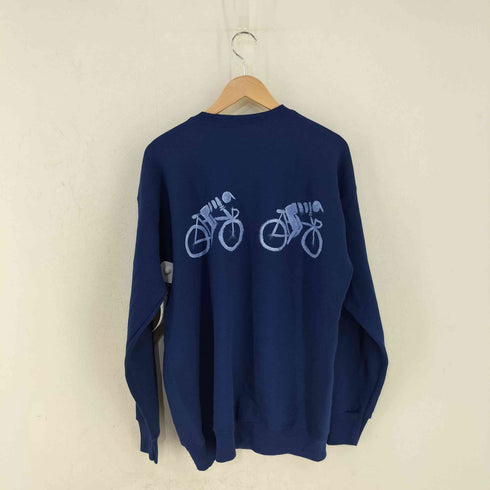 リー Lee USA製 サイクリング ハンドペイント スウェット メンズ import:XL