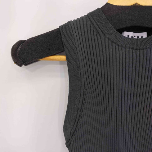 サクラ SACRA TWIST COTTON ST. RIB TOP レディース JPN:38