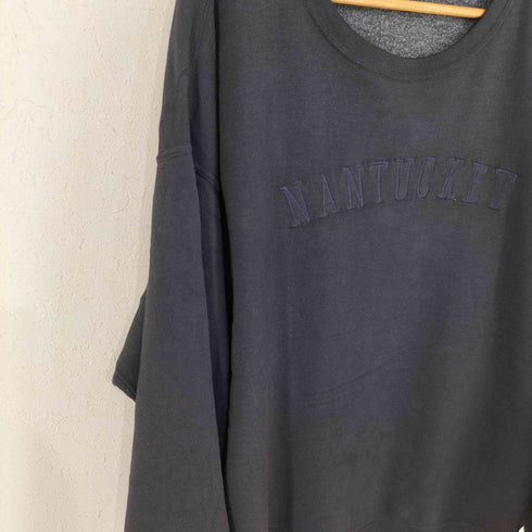 BREEZIN' UP USA製 NANTUCKET 製品染め スウェット メンズ import:XL