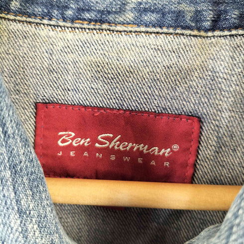 ベンシャーマン Ben Sherman イタリア製 デニムジャケット メンズ import:L