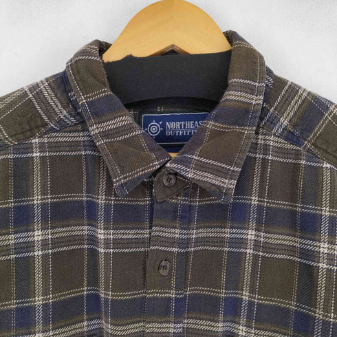 L/S チェックヘビーネルシャツ メンズ XXL TALL
