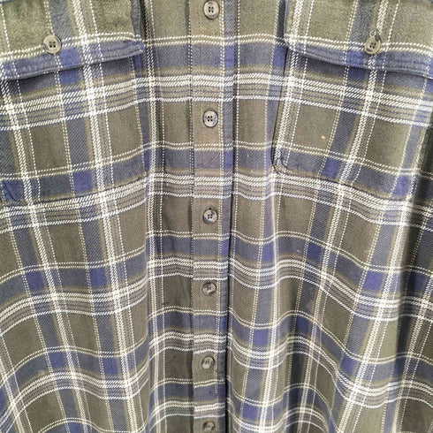 L/S チェックヘビーネルシャツ メンズ XXL TALL