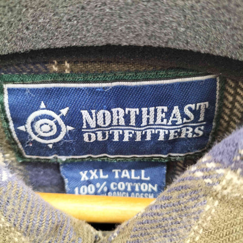 L/S チェックヘビーネルシャツ メンズ XXL TALL