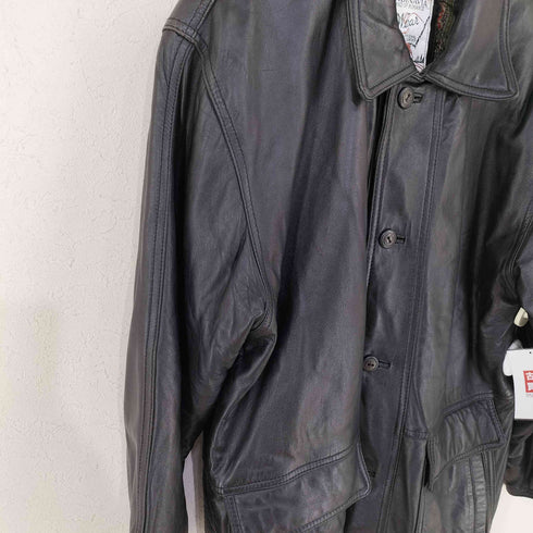 SCANDINAVIA SKY WEAR ラムレザー ハーフコート メンズ import:M