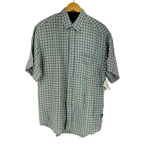 ケンゾーゴルフ KENZO GOLF S/S チェックリネンシャツ メンズ JPN:4