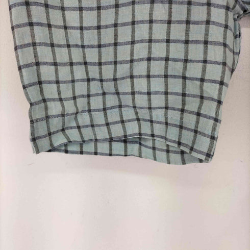 ケンゾーゴルフ KENZO GOLF S/S チェックリネンシャツ メンズ JPN:4