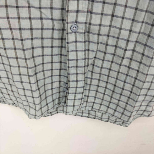 ケンゾーゴルフ KENZO GOLF S/S チェックリネンシャツ メンズ JPN:4