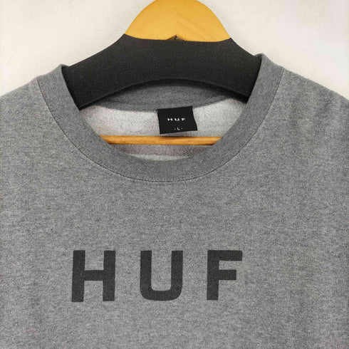 ハフ HUF フロントプリント クルーネックスウェット メンズ JPN:L