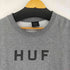 ハフ HUF フロントプリント クルーネックスウェット メンズ JPN:L