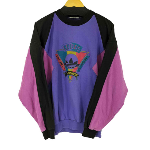 アディダス adidas 80~90s 万国旗タグ ラグランスウェット メンズ L