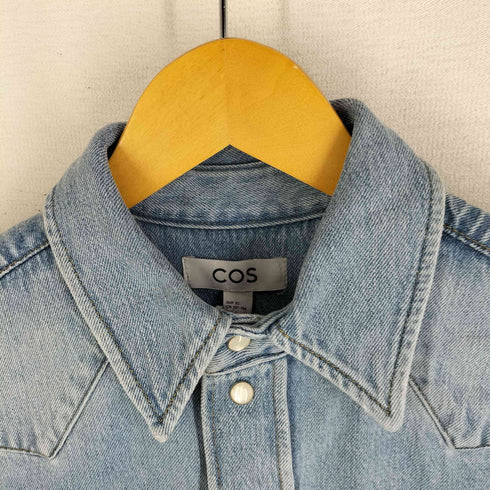 コス COS Denim Maxi Shirt Dress デニムマキシシャツドレス レディース DE:32