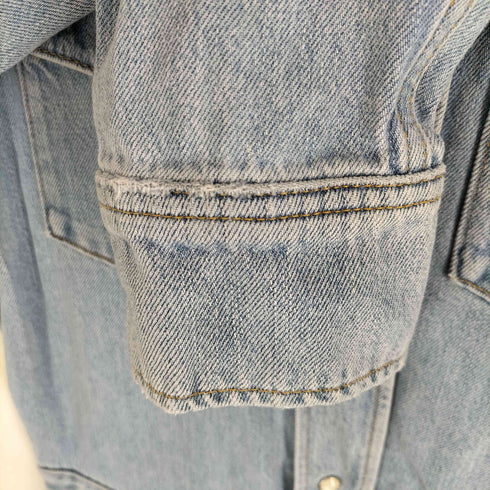 コス COS Denim Maxi Shirt Dress デニムマキシシャツドレス レディース DE:32