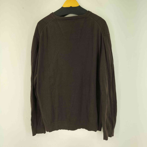 ノーティカ NAUTICA ワンポイントロゴ刺繍Vネックコットンニット メンズ import:XXL