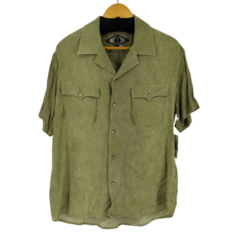 オープンカラー S/S シャツ メンズ 3XL