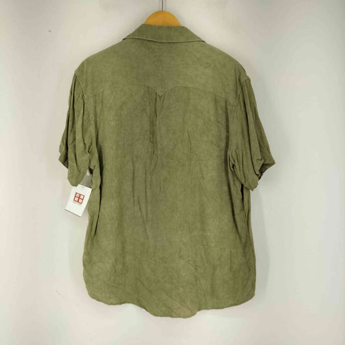 オープンカラー S/S シャツ メンズ 3XL