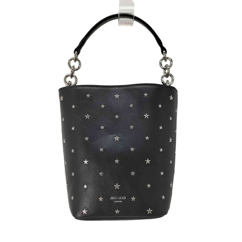 ジミーチュウ JIMMY CHOO スタースタッズ レザーショルダーバッグ レディース