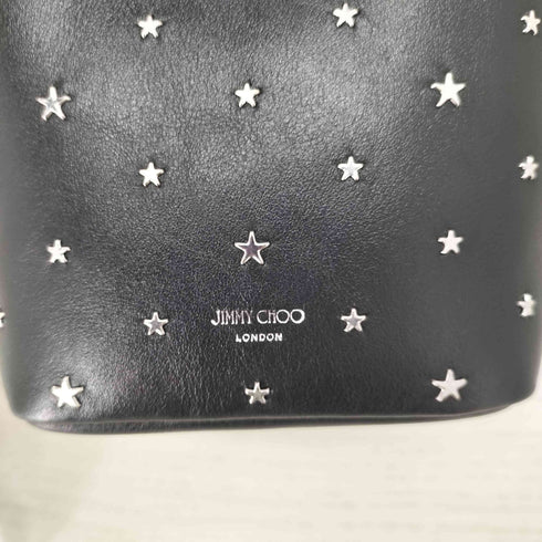 ジミーチュウ JIMMY CHOO スタースタッズ レザーショルダーバッグ レディース