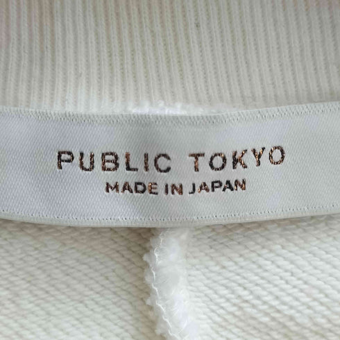 パブリックトウキョウ PUBLIC TOKYO ショルダースリットショートスウェット レディース FREE