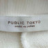 パブリックトウキョウ PUBLIC TOKYO ショルダースリットショートスウェット レディース FREE