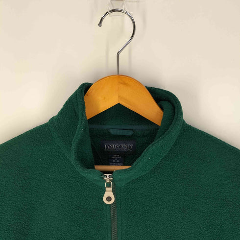 ランズエンド LANDS END 90s USA製 ハーフジップ フリースジャケット メンズ import:M