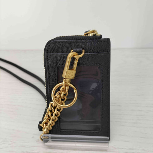 トリーバーチ TORY BURCH メタルロゴ レザーパスケース ゴールドチェーン レディース