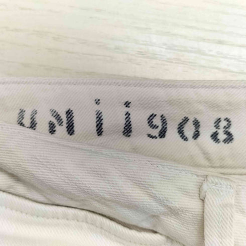 ウミ umii908 ホワイトデニムパンツ レディース