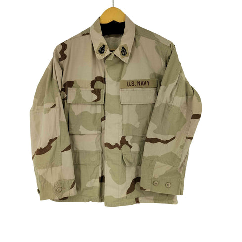 ユーエスネイビー U.S.NAVY デザートカモ BDU ジャケット リップストップ メンズ S-S