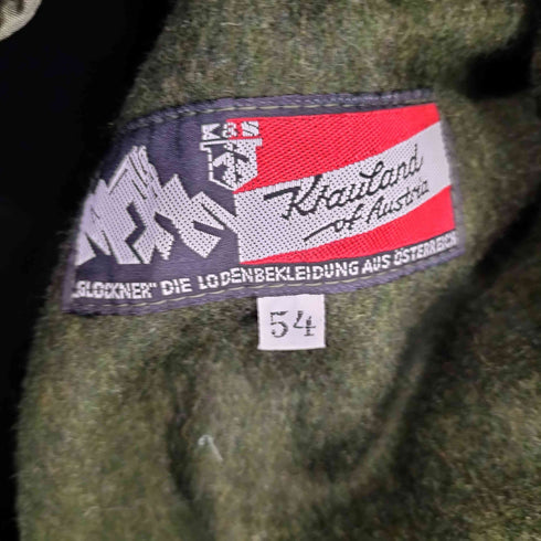 MADE IN AUSTRIA GLOCKNER LODEN シャギーウールコート メンズ EUR:54