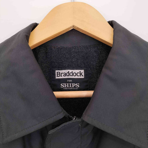 シップス SHIPS Braddock イタリア製 ジップアップ コーティング ステンカラーコート メンズ import:S