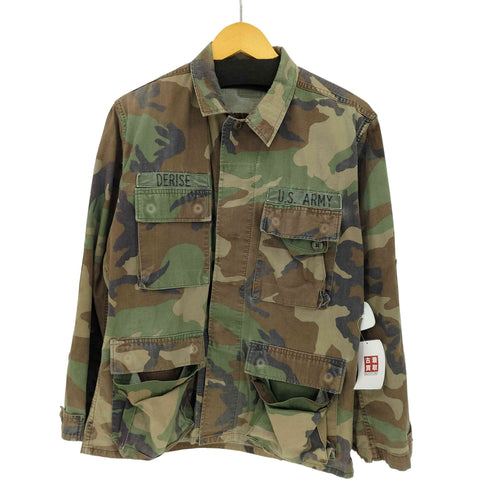 ユーエスアーミー U.S. ARMY BDUジャケット ウッドランドカモ メンズ SMALL-SHORT