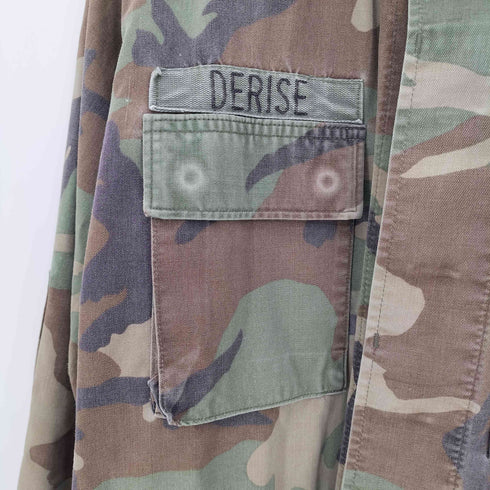 ユーエスアーミー U.S. ARMY BDUジャケット ウッドランドカモ メンズ SMALL-SHORT