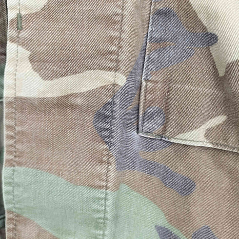 ユーエスアーミー U.S. ARMY BDUジャケット ウッドランドカモ メンズ SMALL-SHORT