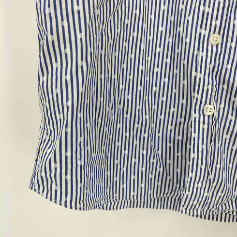 ソフネット SOPHNET. S/S DOT PATTERN STRIPE B.D SHIRT メンズ L