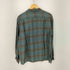 60S レーヨン混オープンカラーチェックシャツ 16 1/2 メンズ 16 1/2