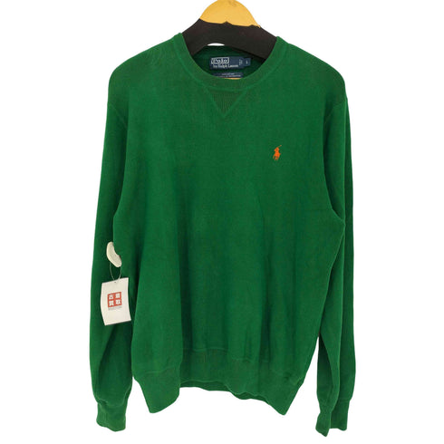 ポロラルフローレン POLO RALPH LAUREN クルーネック コットンニット メンズ import:L