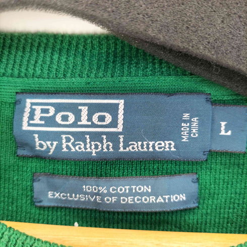 ポロラルフローレン POLO RALPH LAUREN クルーネック コットンニット メンズ import:L
