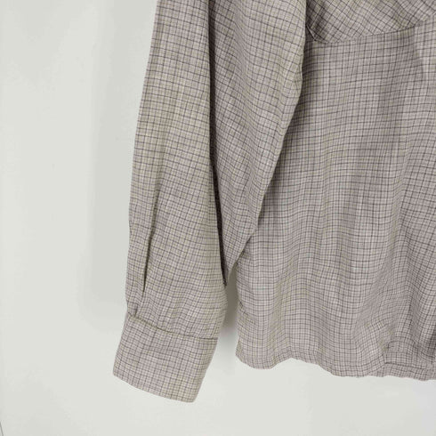 Artvogue of California 50S 両フラップ チェック柄 コットンオープンカラーシャツ ボックスシルエット メンズ JPN:M