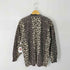 バレンザポースポーツ VALENZA PO SPORTS ワッペンレオパードカーディガン サイドスリット 金ボタン Y2K レディース JPN:M