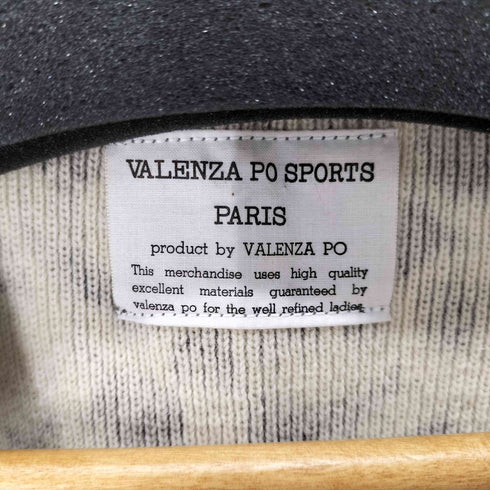 バレンザポースポーツ VALENZA PO SPORTS ワッペンレオパードカーディガン サイドスリット 金ボタン Y2K レディース JPN:M