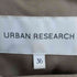 アーバンリサーチ URBAN RESEARCH ノーカラーロングトレンチコート レディース 36