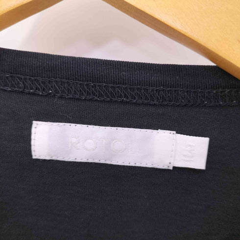 ロトル ROTOL ドローコード メッシュ切替L/S Tシャツ メンズ JPN:3