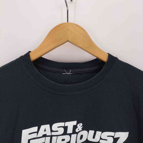 ムービーロゴプリントクルーネックTシャツ メンズ