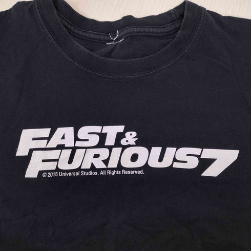 ムービーロゴプリントクルーネックTシャツ メンズ