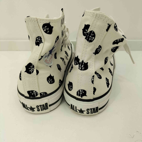 コンバースオールスター CONVERSE ALLSTAR にゃー柄 コラボハイカットスニーカー レディース JPN:24.5