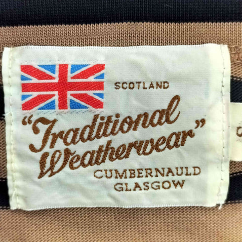 トラディショナルウェザーウェア Traditional Weatherwear BMB SHIRT LONG ボーダー バスクシャツ レディース import:S