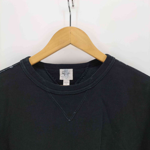 ダブルアールエルラルフローレン RRL RALPH LAUREN 両V 後染めクルーネックスウェット メンズ import:M