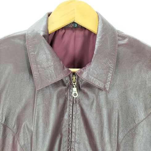LOTUS LEATHER ジップアップレザージャケット レディース JPN:3