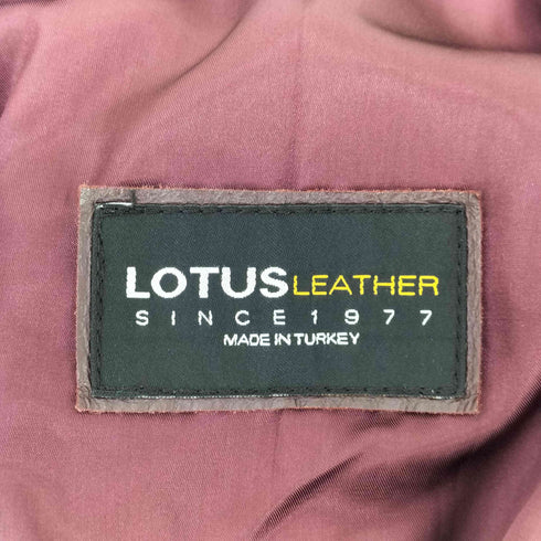 LOTUS LEATHER ジップアップレザージャケット レディース JPN:3