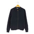 ザラ ZARA コットンポリ ジップアップ ニットカーディガン メンズ import:M