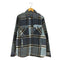 ザラ ZARA フランネルチェックシャツジャケット メンズ import:S